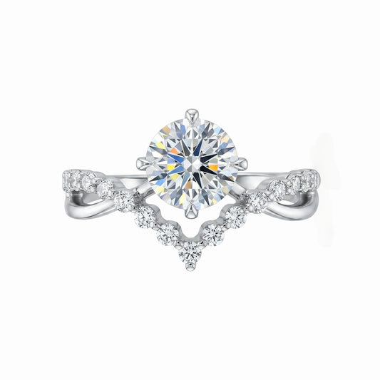 The "Crowned Love" Tiara Lab-Grown Diamond Ring