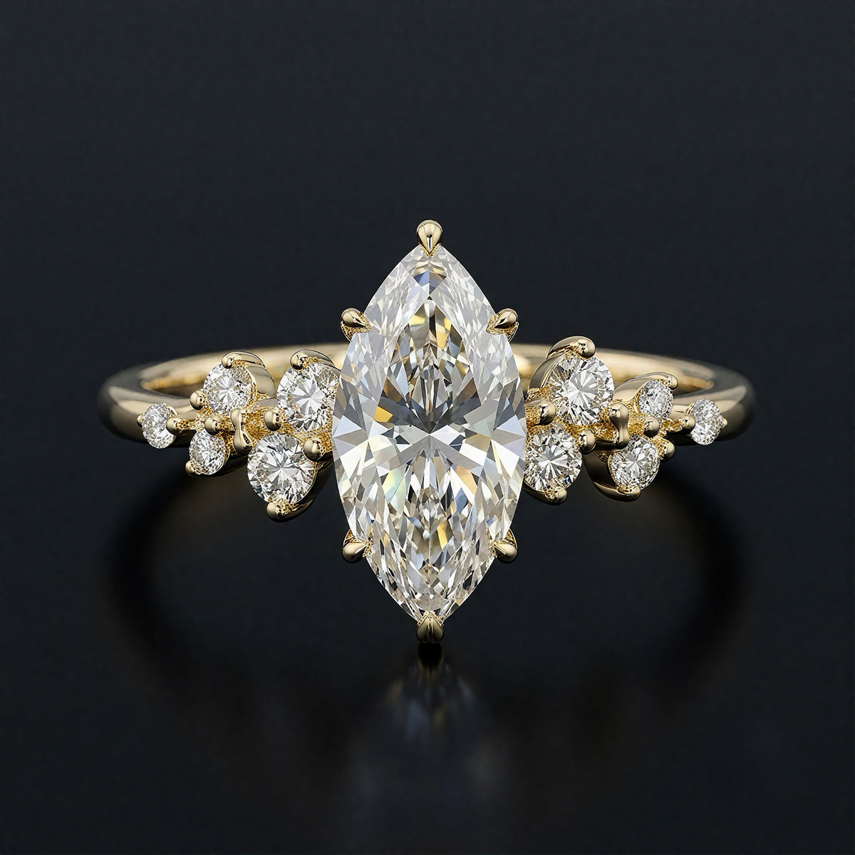 The "Berlin Love Letter" Marquise Cut Lab-Grown Diamond Ring