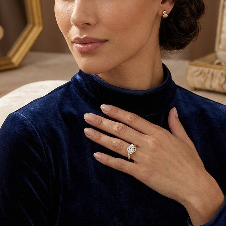 The Antoinette | Marquise Bypass Lab-Grown Diamond Ring