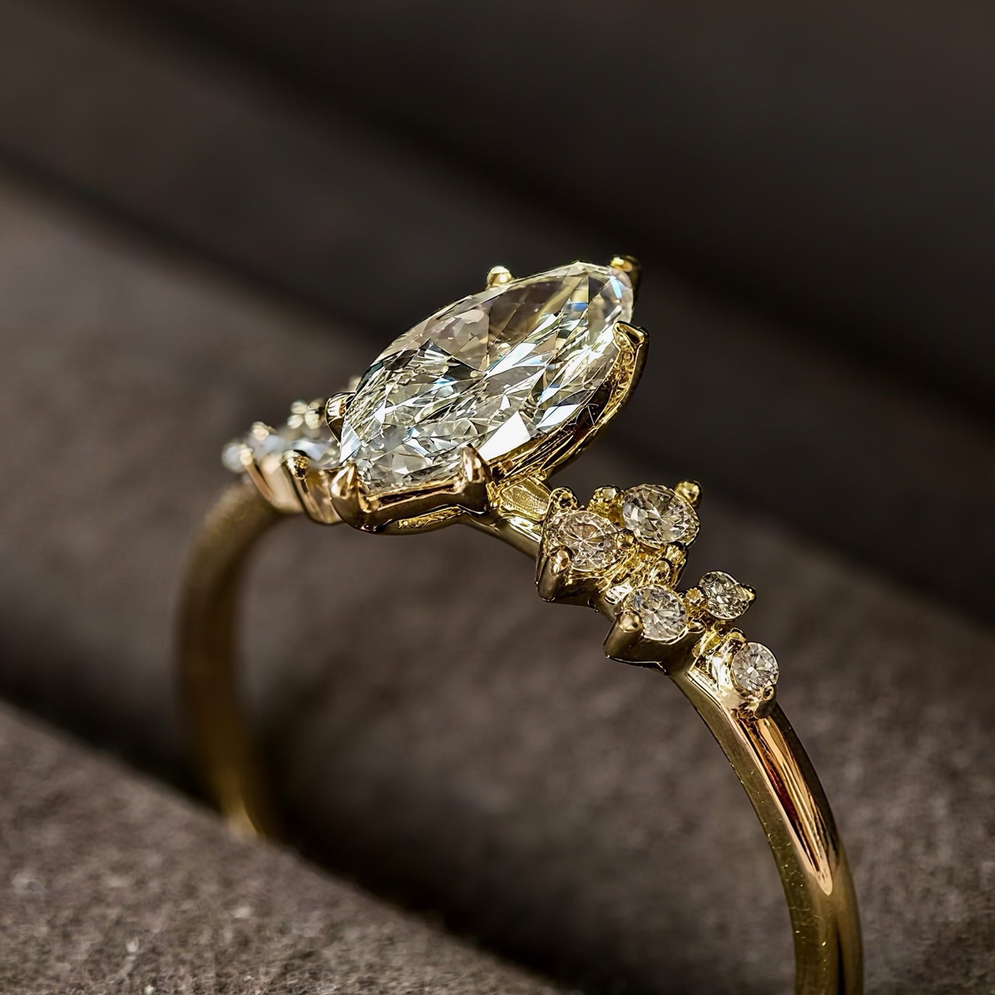 The "Berlin Love Letter" Marquise Cut Lab-Grown Diamond Ring