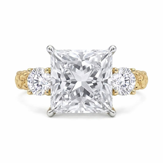 The Guinevere | Princess Cut Three-Stone Lab-Grown Diamond Ring