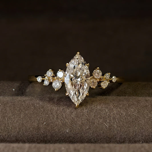 The "Berlin Love Letter" Marquise Cut Lab-Grown Diamond Ring