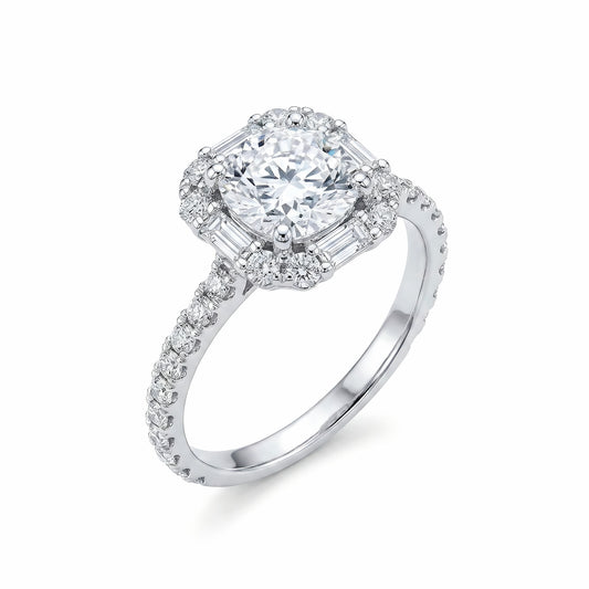 The "Versailles" Art Deco Lab-Grown Diamond Ring