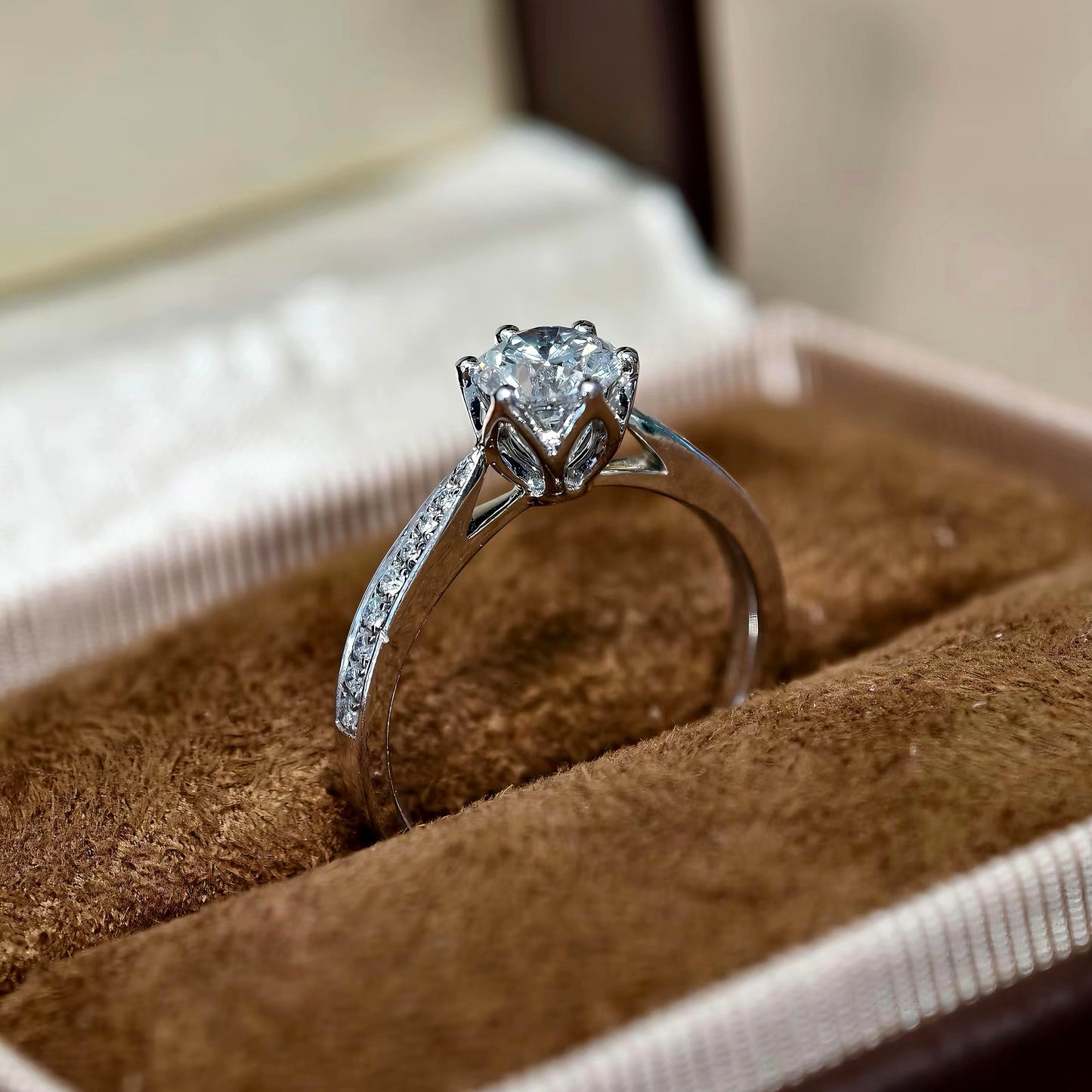 The Flora | Tulip Setting Lab-Grown Diamond Ring