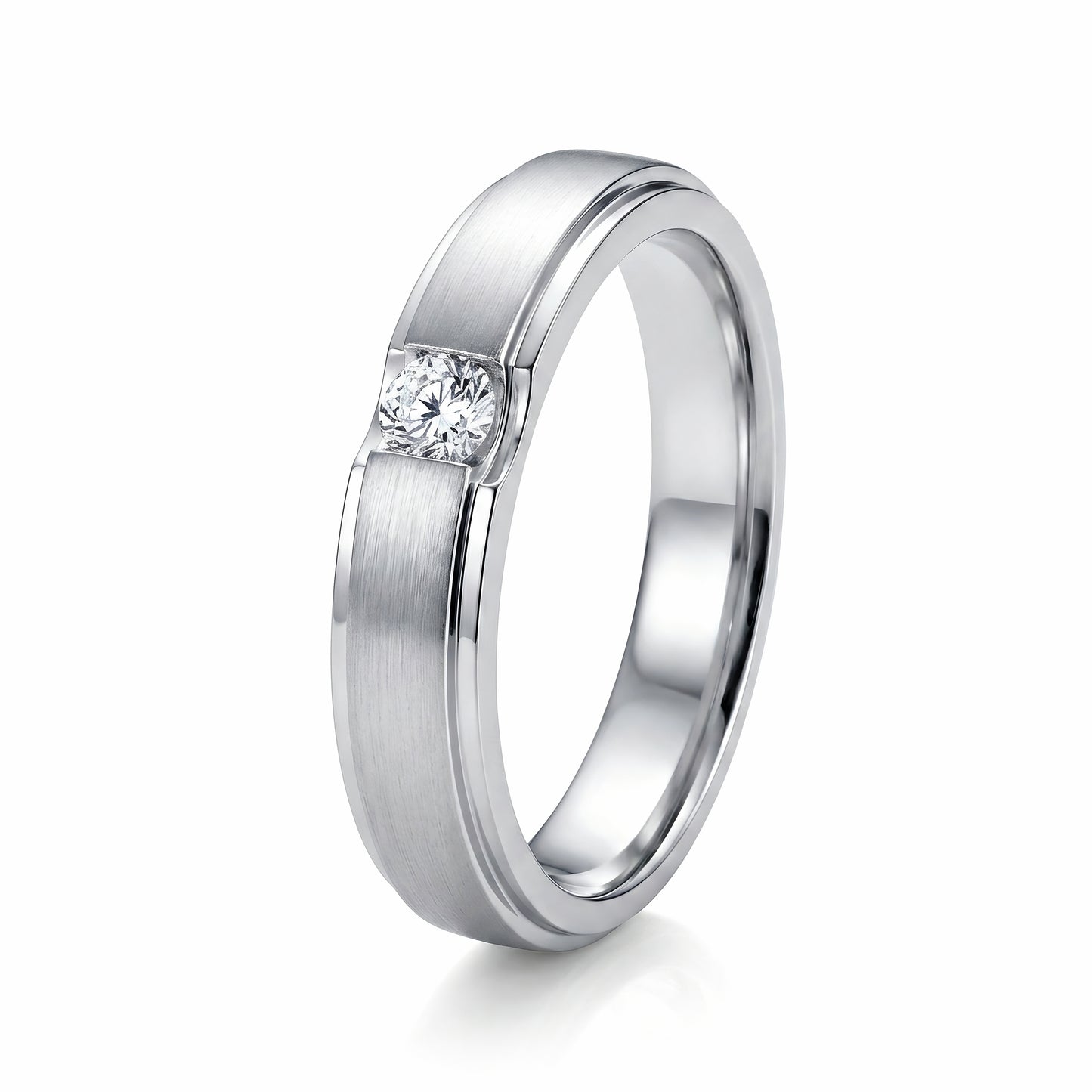 The Horizon | Men's 0.10ct Lab-Grown Diamond Band