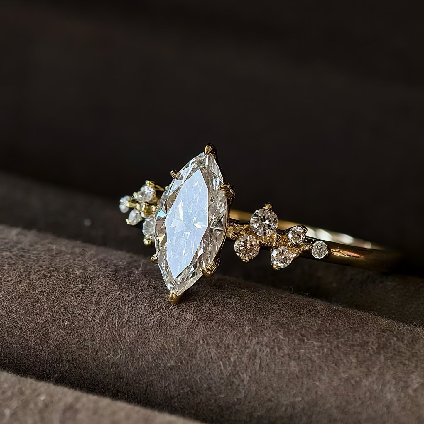 The "Berlin Love Letter" Marquise Cut Lab-Grown Diamond Ring