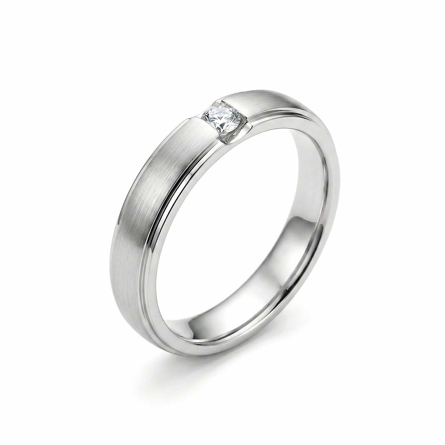 The Horizon | Men's 0.10ct Lab-Grown Diamond Band